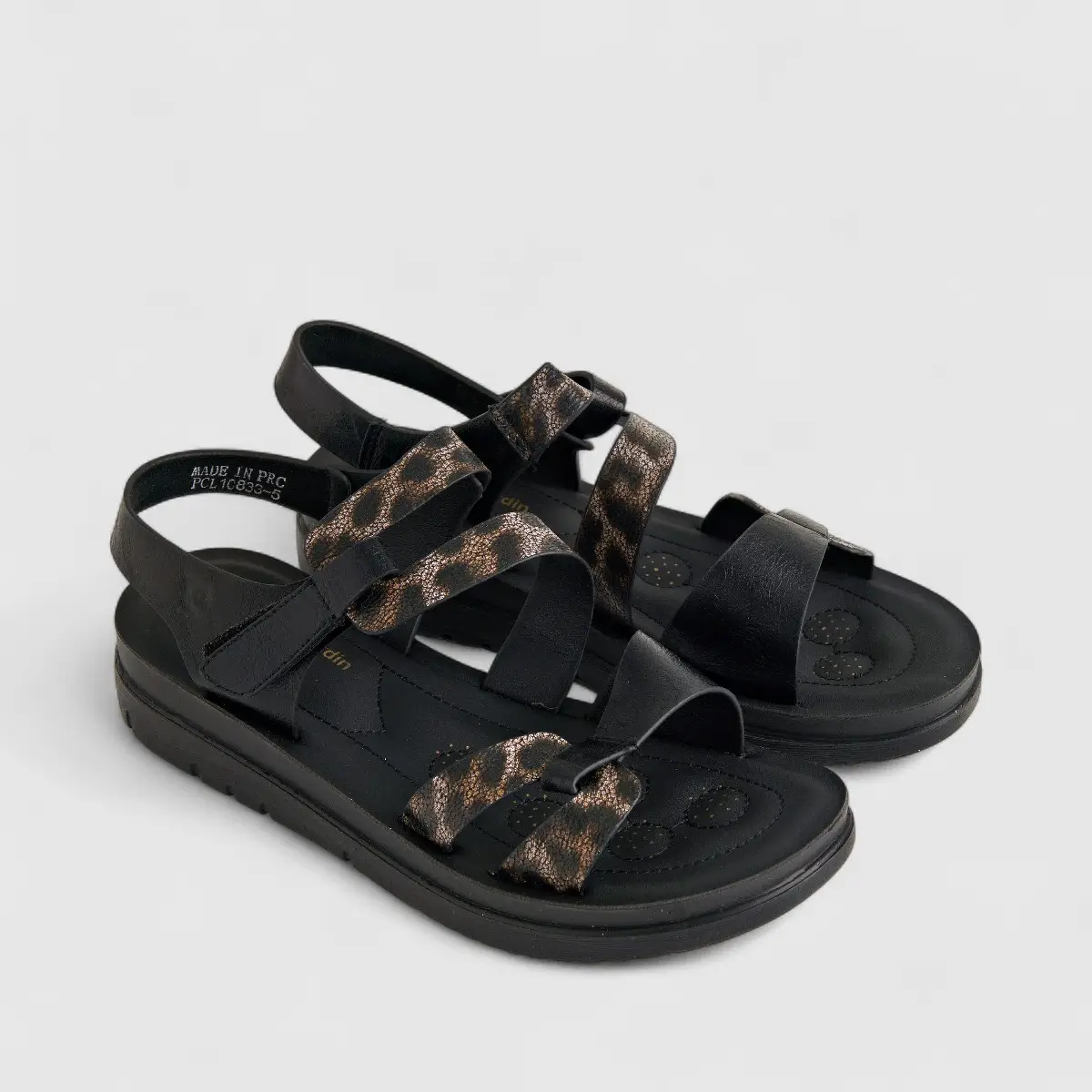 PC Ladies Comfort Sandal PCL10833 Black PC321 - Image 2