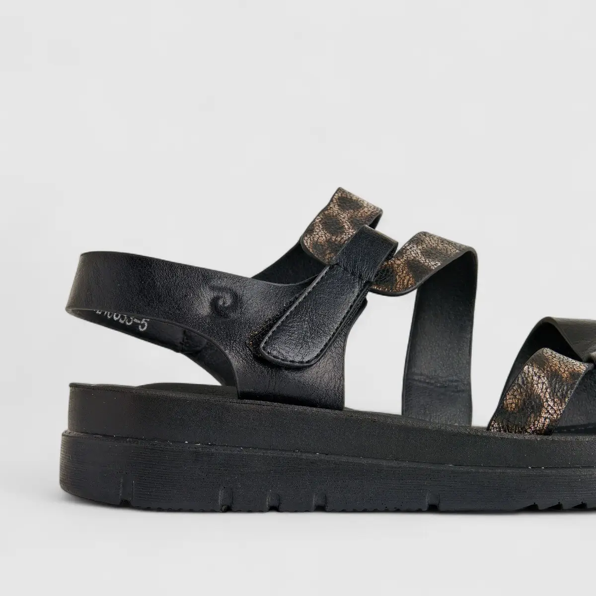 PC Ladies Comfort Sandal PCL10833 Black PC321 - Image 5