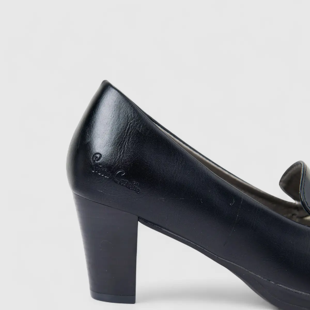 PC Ladies Dress Block Heel Shoe PCL10932 Black PC366 - Image 5