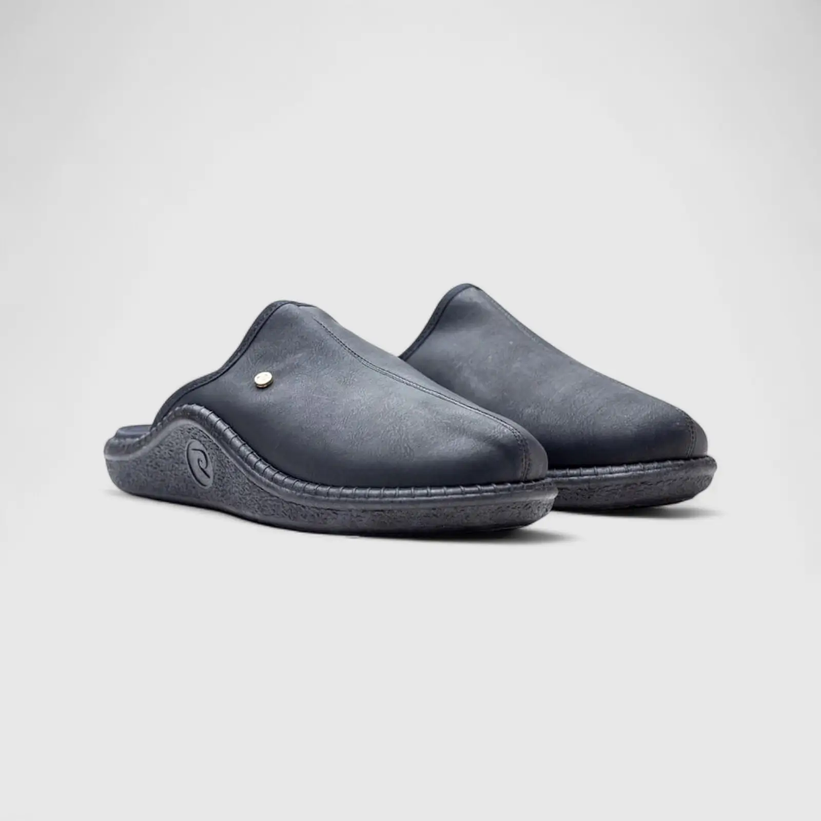 PC Men's Casual Clog PCM00100 Black Mono PM1 - Image 2