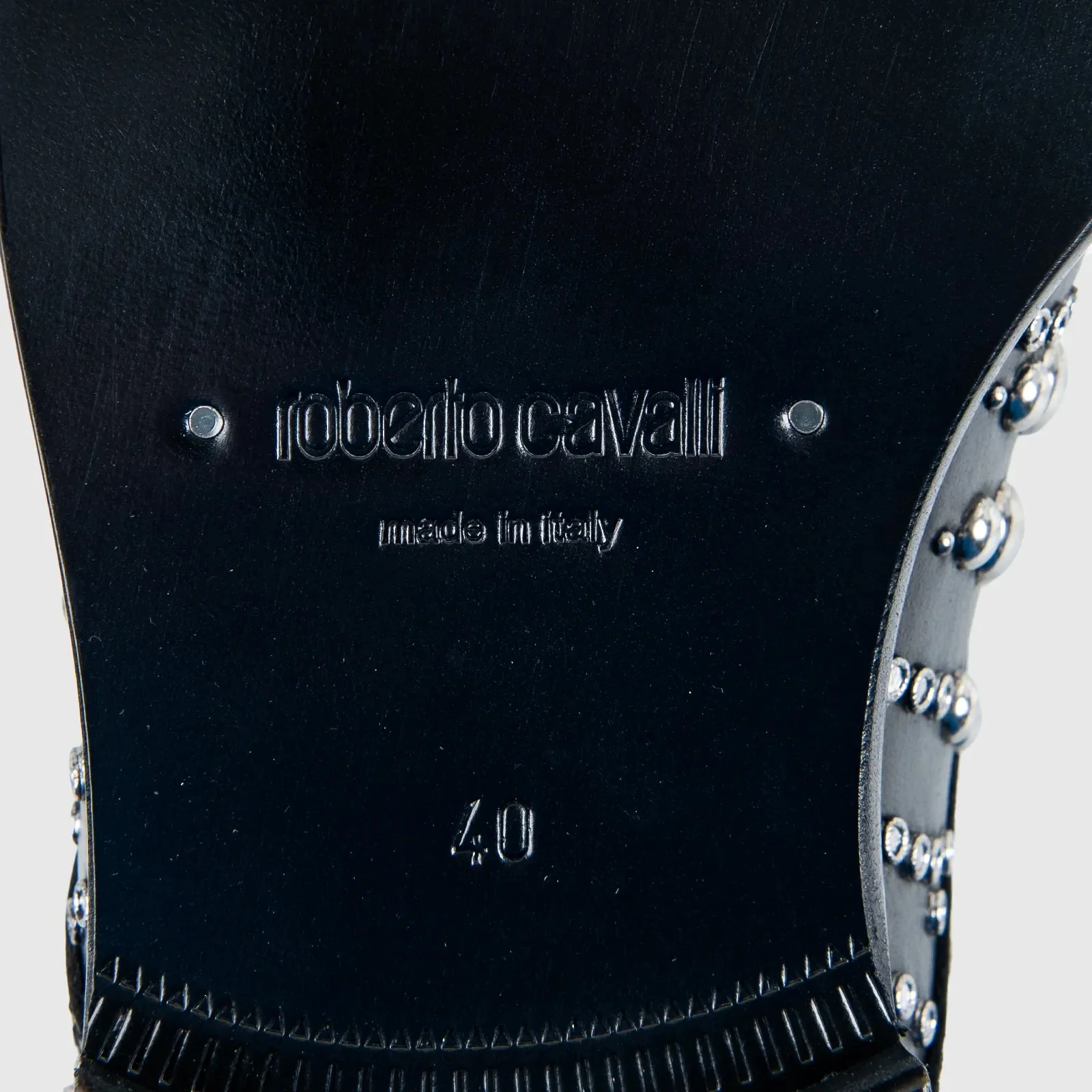 Roberto Cavalli Studs Black 27763 RC5 - Image 6