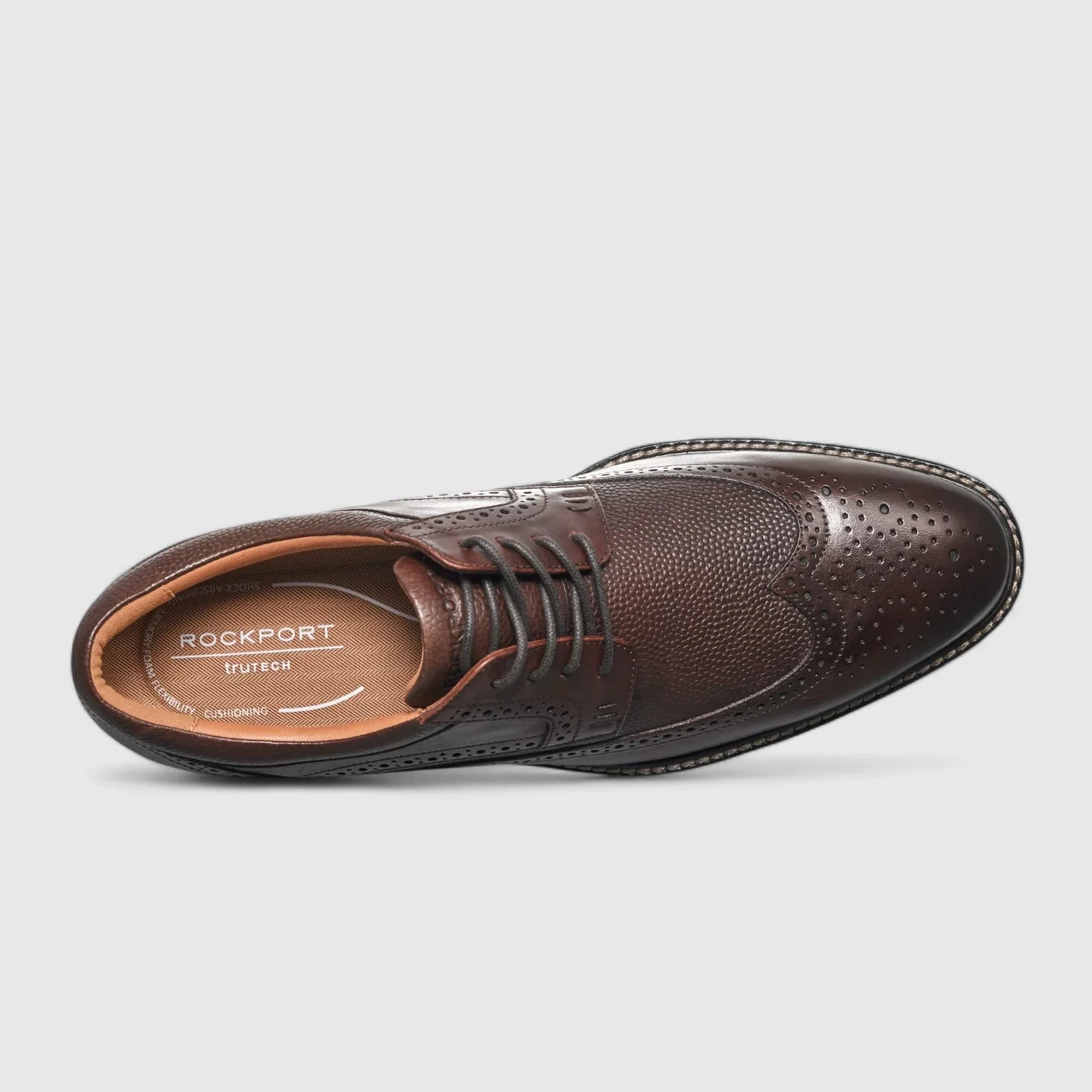Rockport Fallo Lace Up Comfort Shoe Brown - Image 3