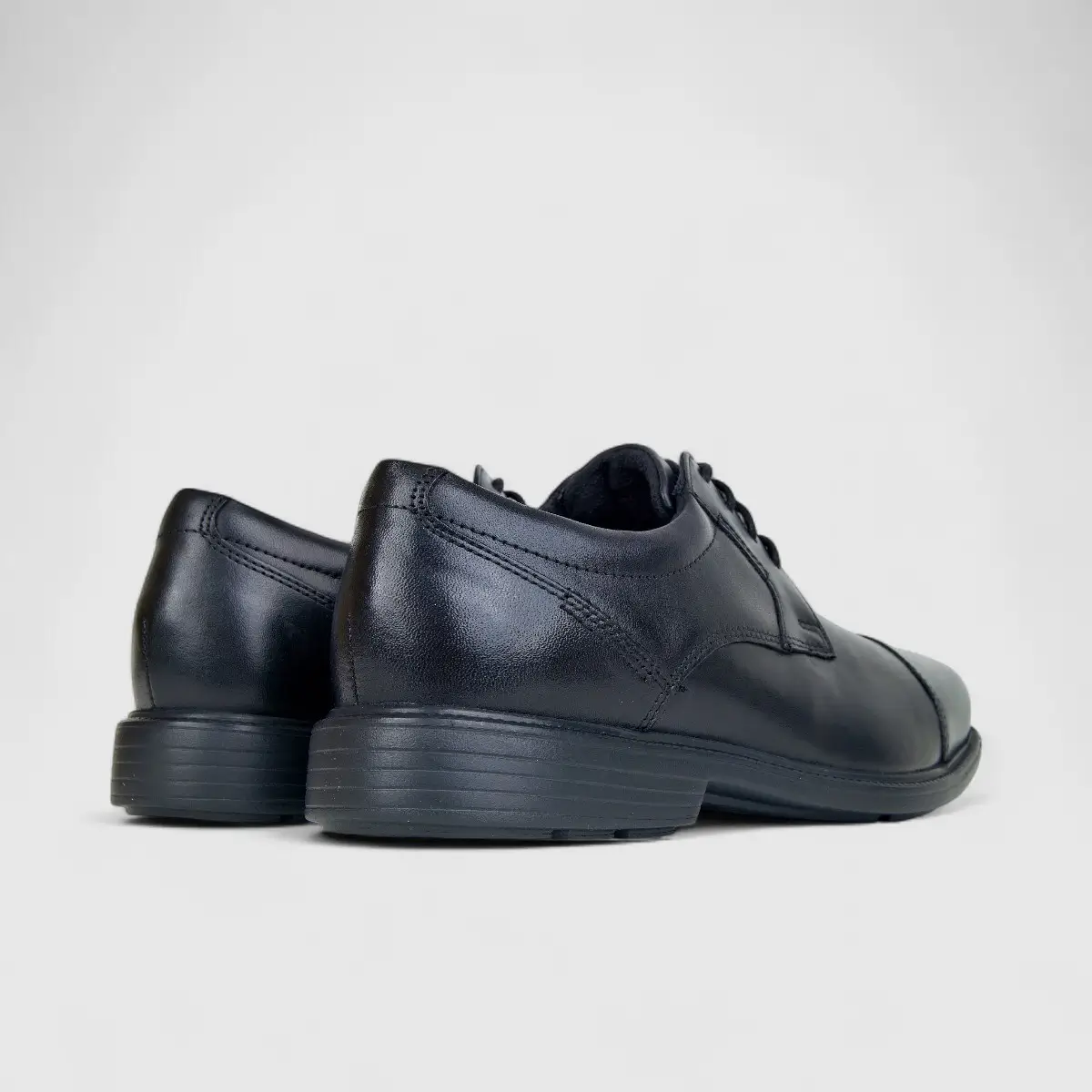 Rockport Men's lace Up Charles Road Cap Toe Black RP24 - Image 3