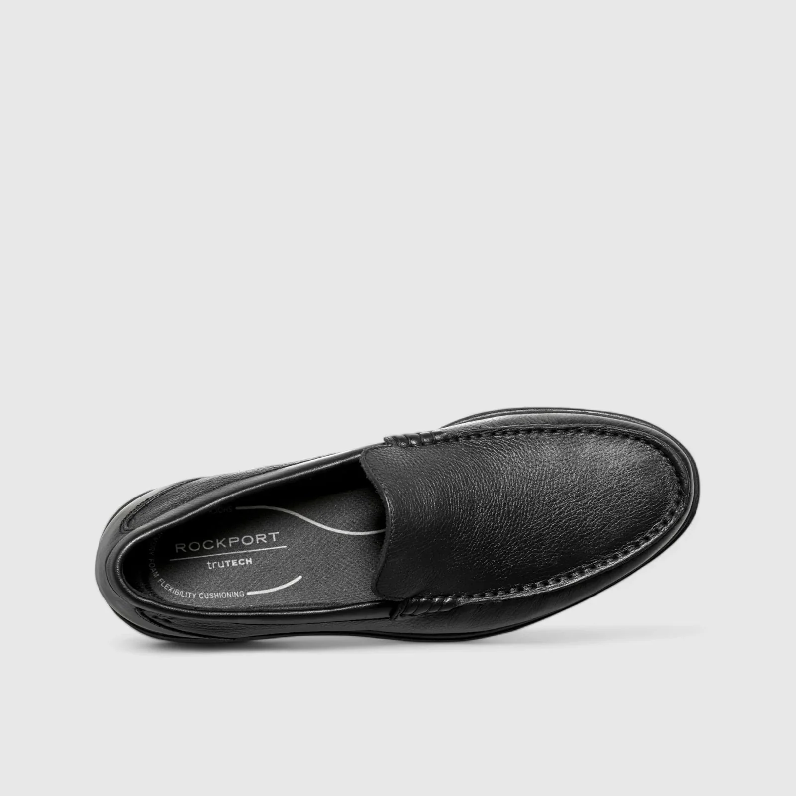 Rockport Slip On Comfort Shoe Jensen Black - Image 3