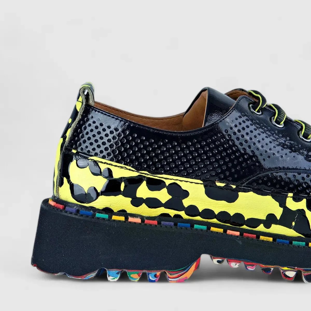 Rovigo Oxfords Yellow/Black 205444 - Image 5
