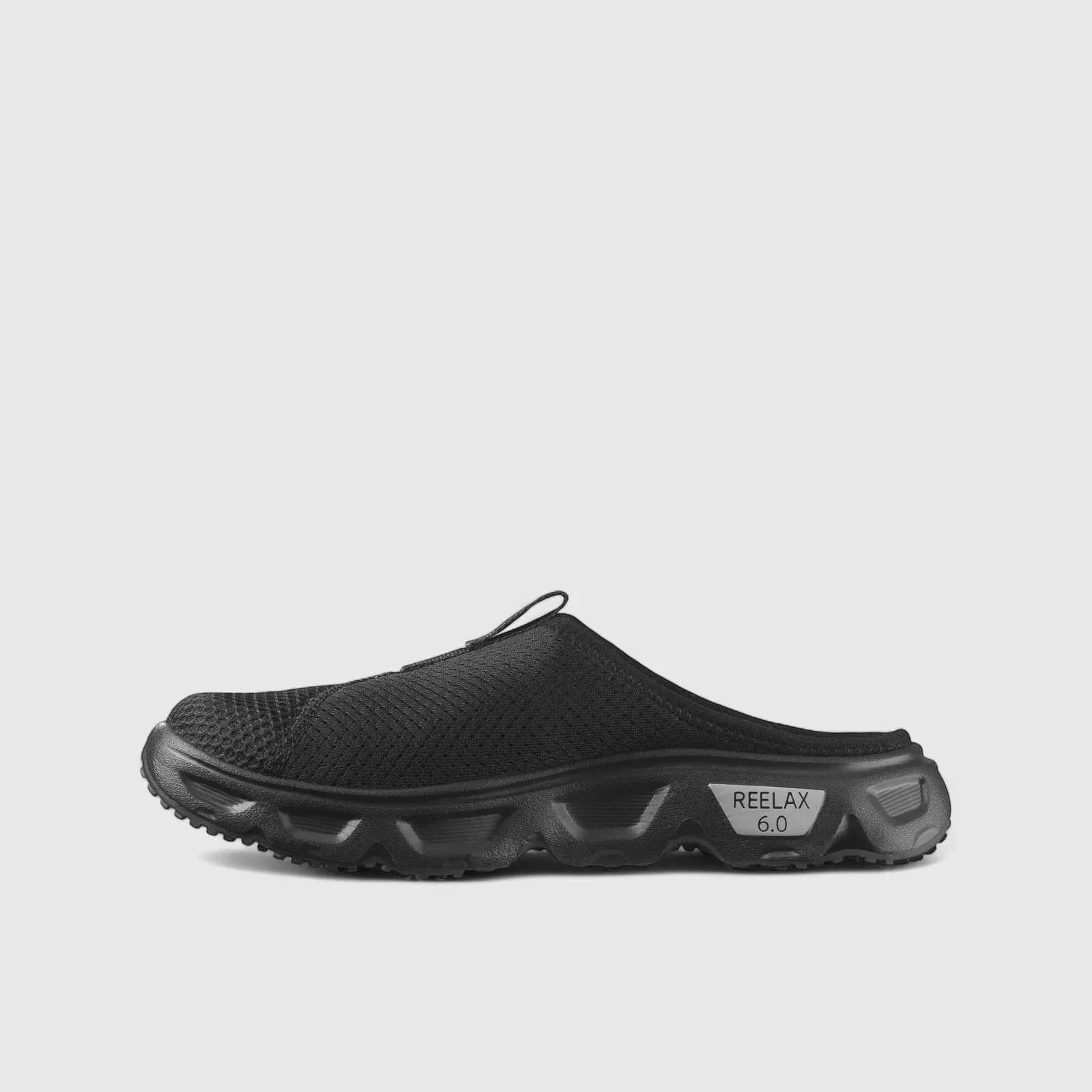 Salomon Men's Comfort Clog Reelax Slide 6.0 471120 Black/Black/Alloy SL34 (BX6) - Image 4