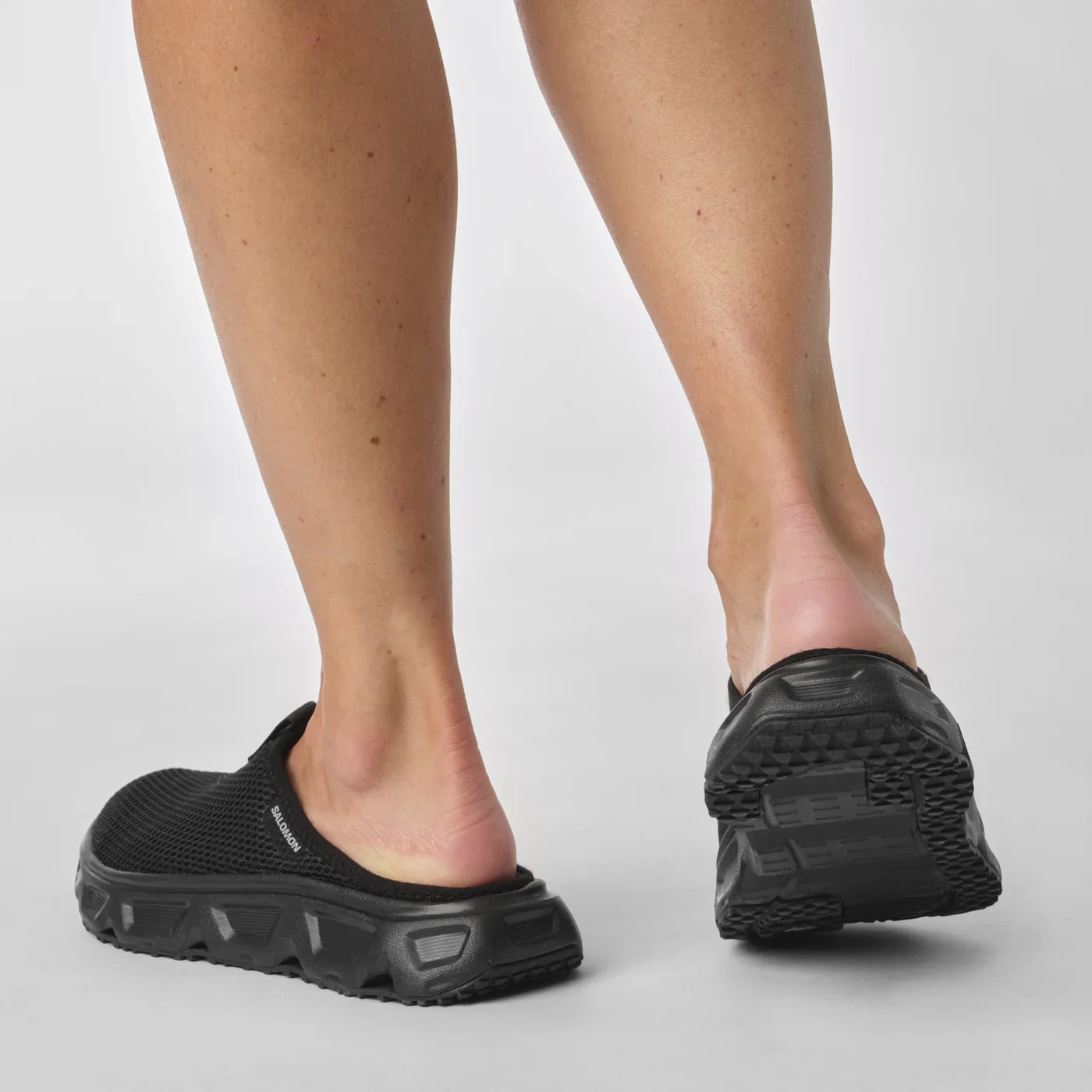 Salomon Men's Comfort Clog Reelax Slide 6.0 471120 Black/Black/Alloy SL34 (BX6) - Image 7