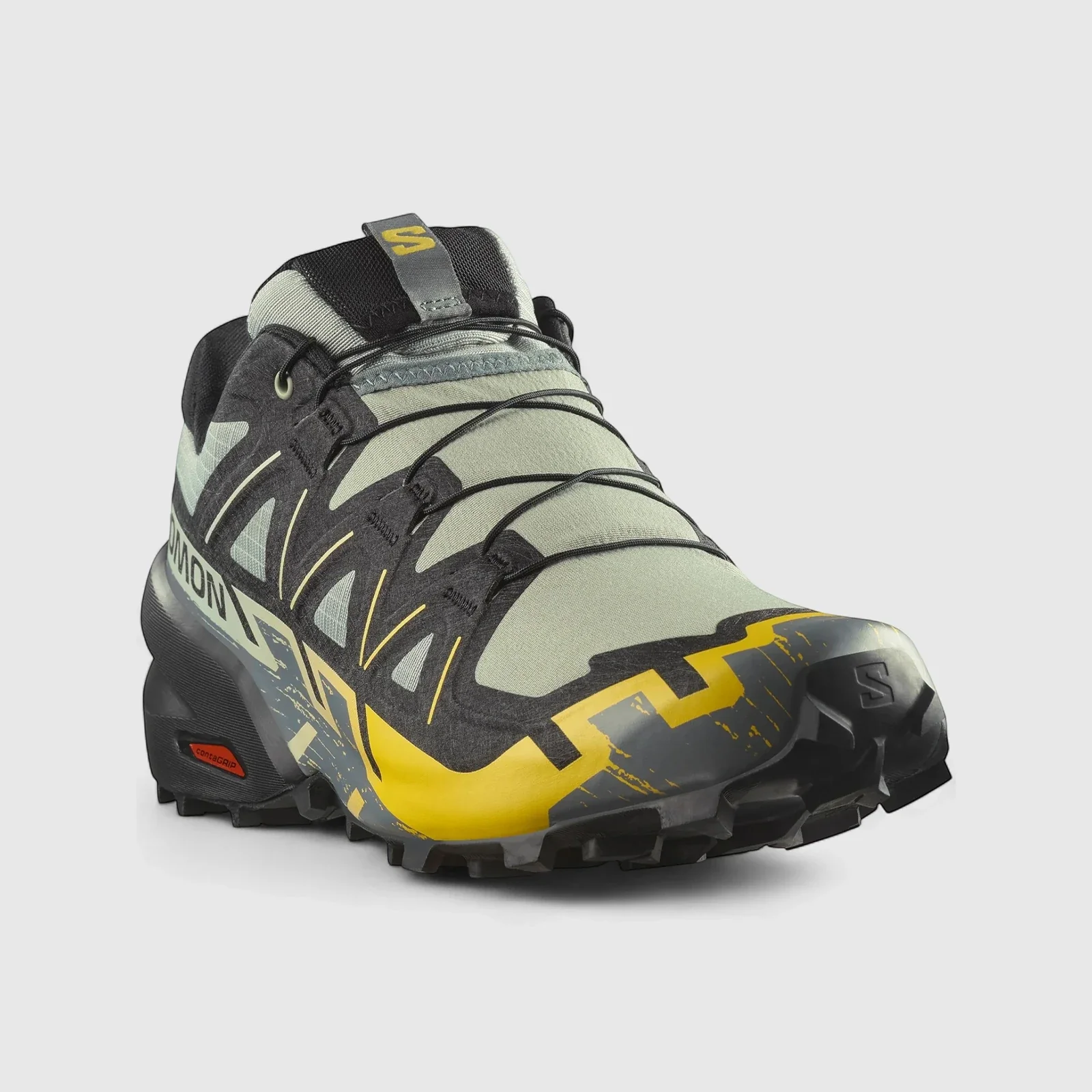 Salomon Men's Sneaker Speed Cross 6 47805 Wrought Iron/Black/Incaberry  SL30 - Image 2