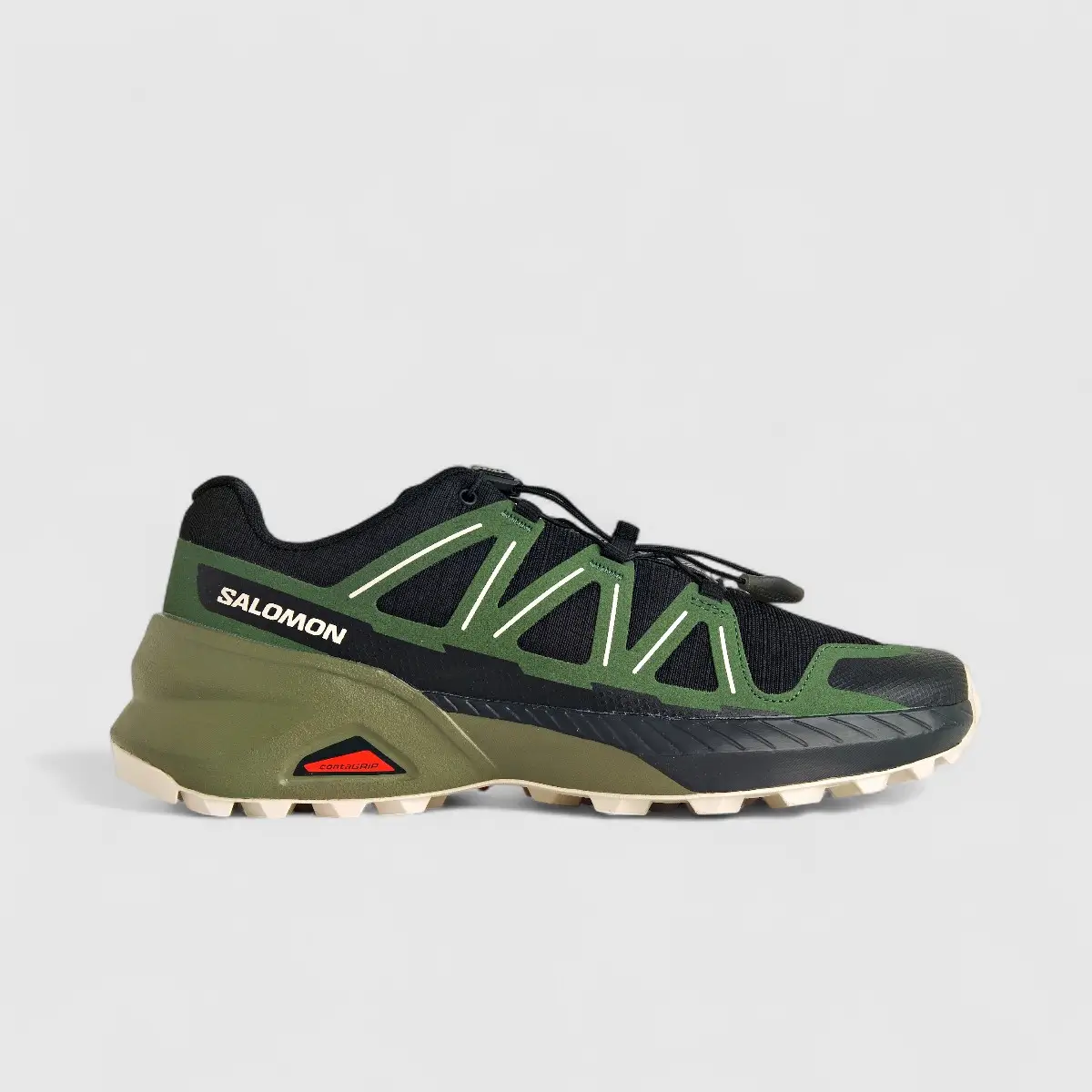 Salomon Men's Sneaker Speed Cross Peak 479747 Black/Black Forest/Rainy Day SL32