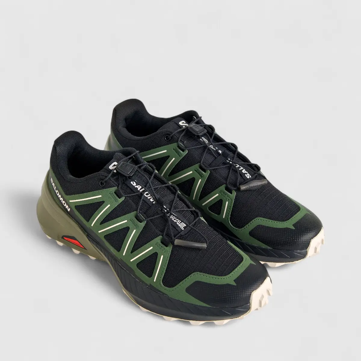 Salomon Men's Sneaker Speed Cross Peak 479747 Black/Black Forest/Rainy Day SL32 - Image 2