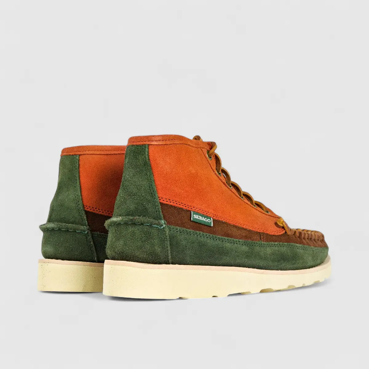 Sebago Men's Boot Campsides Cayuga Mid 7001HHO A8D Green/Dk Brown SG30 - Image 3