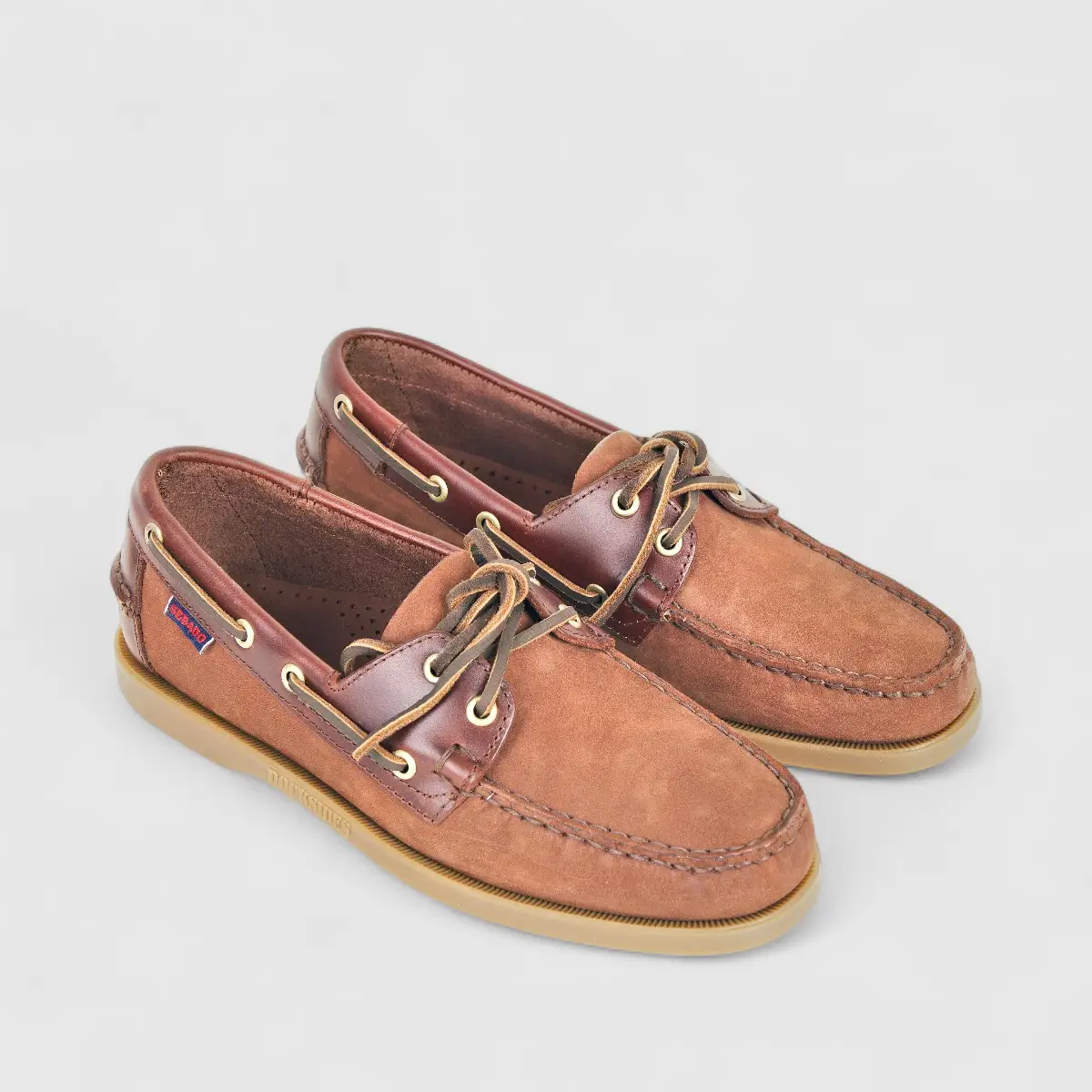 Sebago Men's Docksides Portland Nubuck Waxy 78123HW AI5 Brown/Dk Brown SG32 - Image 2