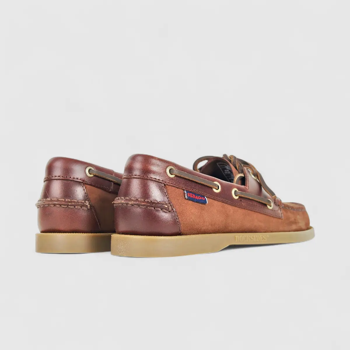Sebago Men's Docksides Portland Nubuck Waxy 78123HW AI5 Brown/Dk Brown SG32 - Image 3