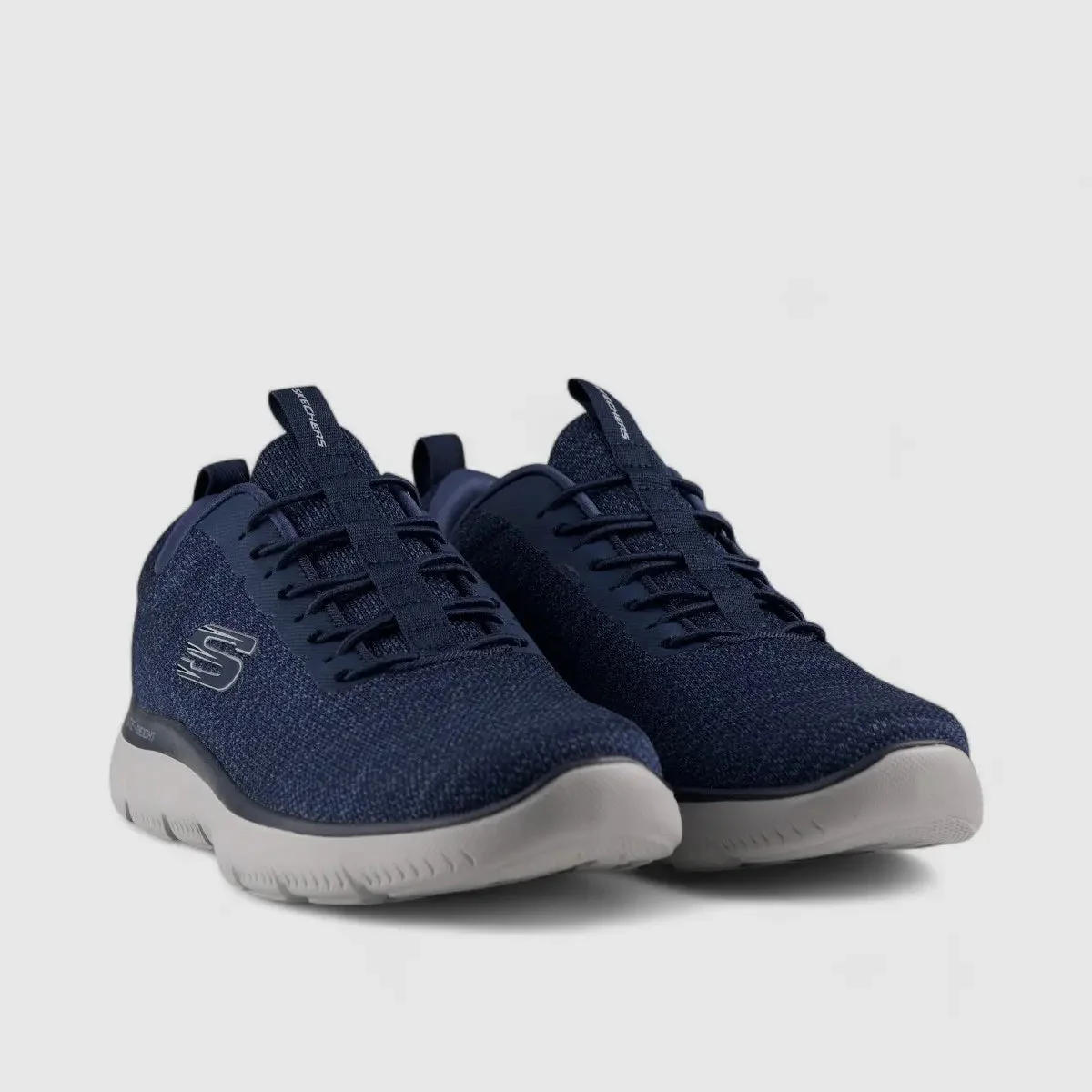 Skechers Comfort Slip Ons Navy 232697 SM54 - Image 2