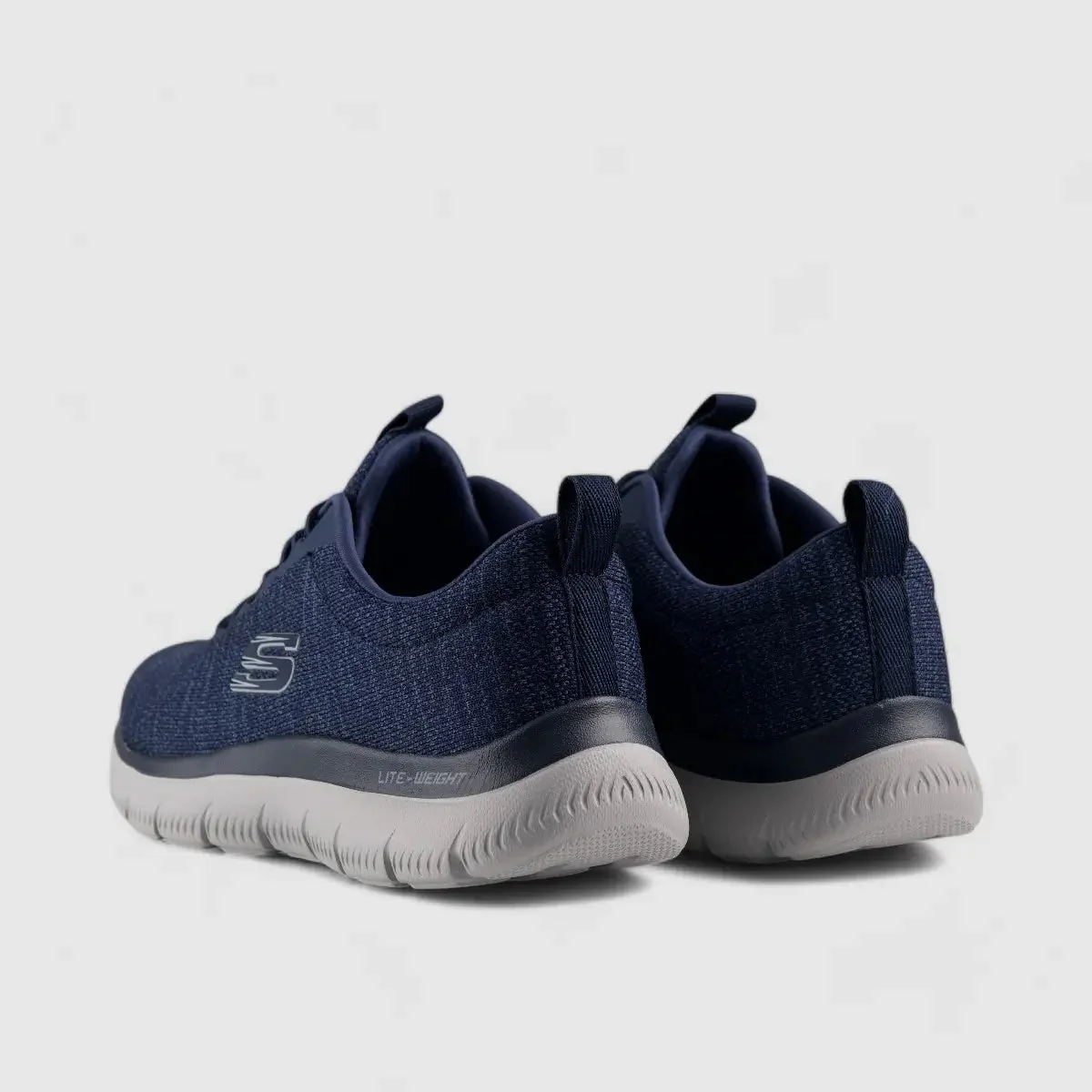 Skechers Comfort Slip Ons Navy 232697 SM54 - Image 3