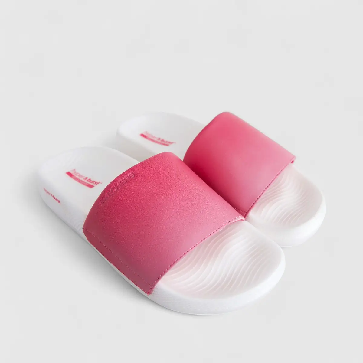 Skechers Ladies Comfort Hyper Slide 140458 Pink SW115 - Image 2