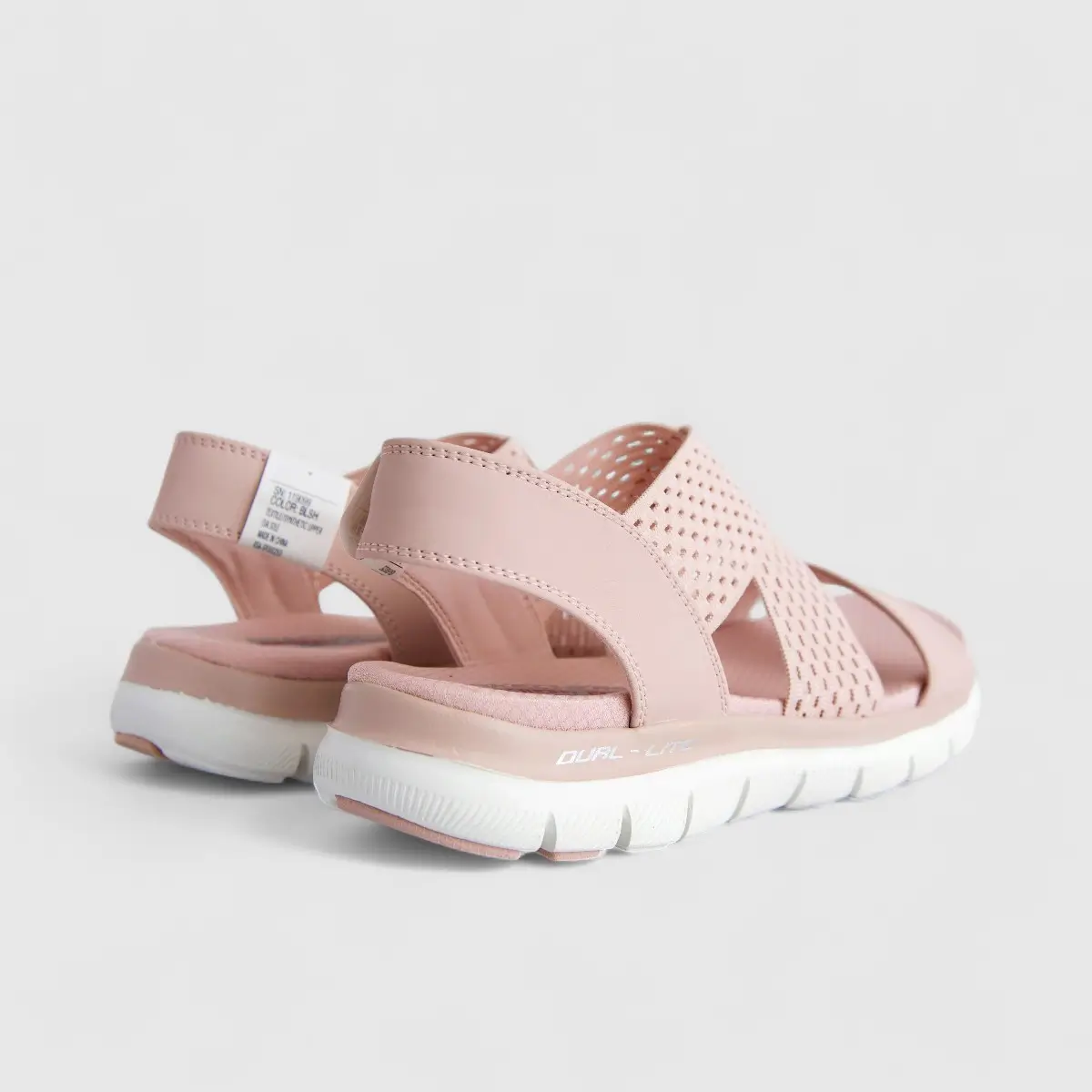 Skechers Ladies Comfort Sandal Flex Appeal 2.0 119099 Blush SW112 - Image 3