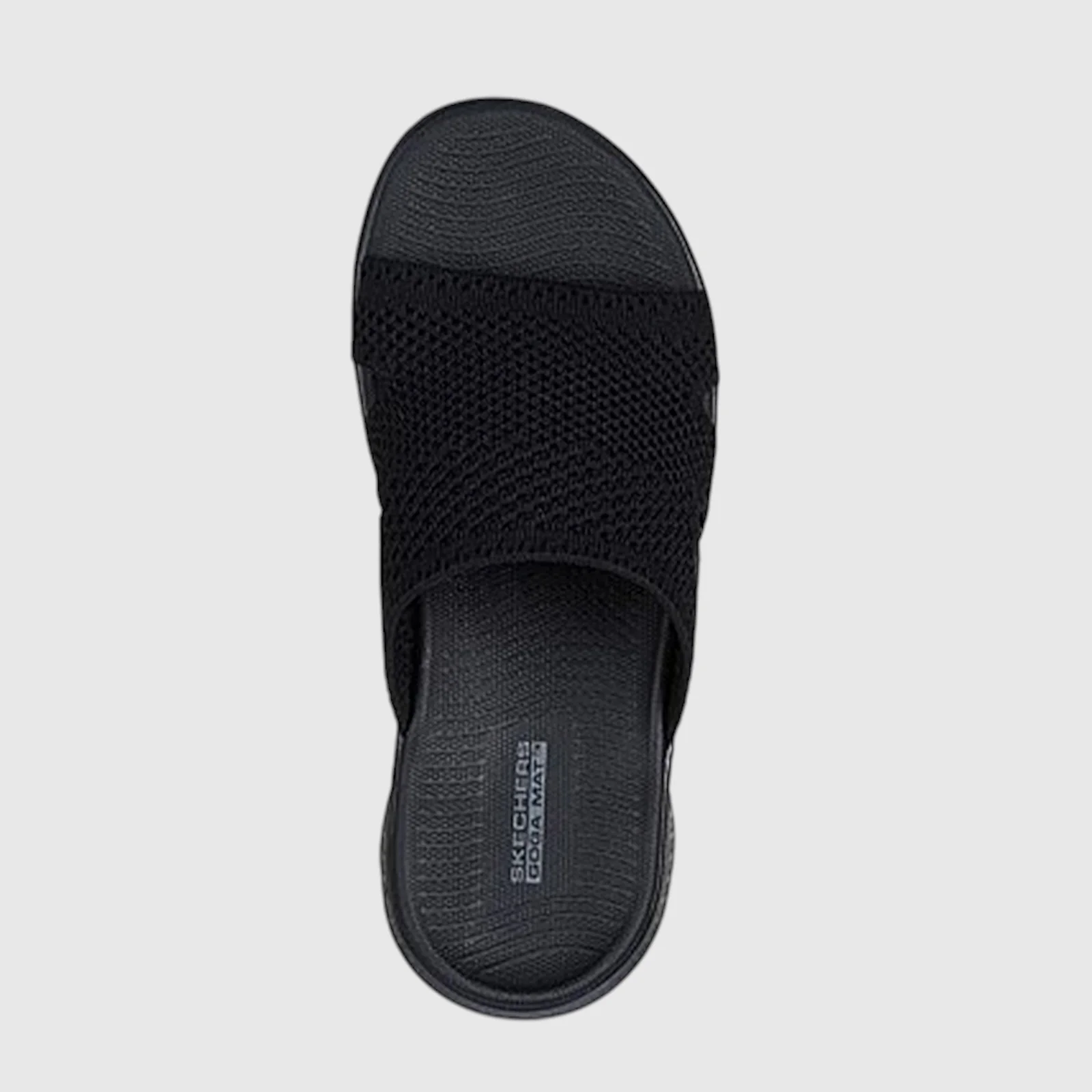 Skechers Ladies Comfort Slide Go Walk Flex Sandal 141425 Black SW82 - Image 4