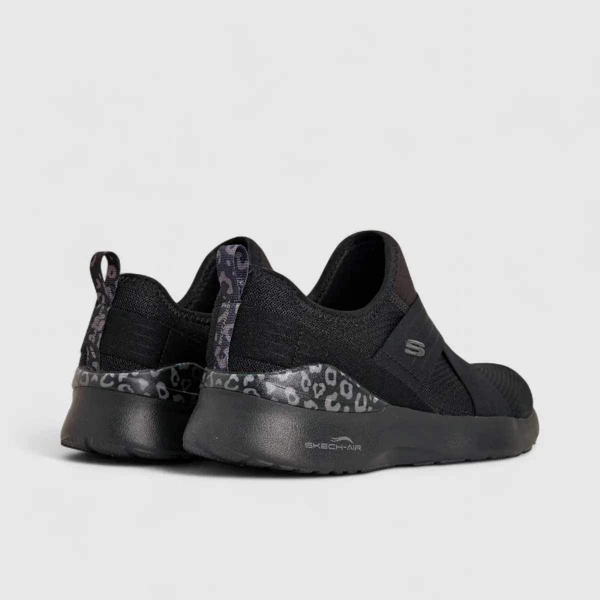 Skechers Ladies Comfort Slip On Skech Air Dynamight 149664 Black SW101 - Image 3