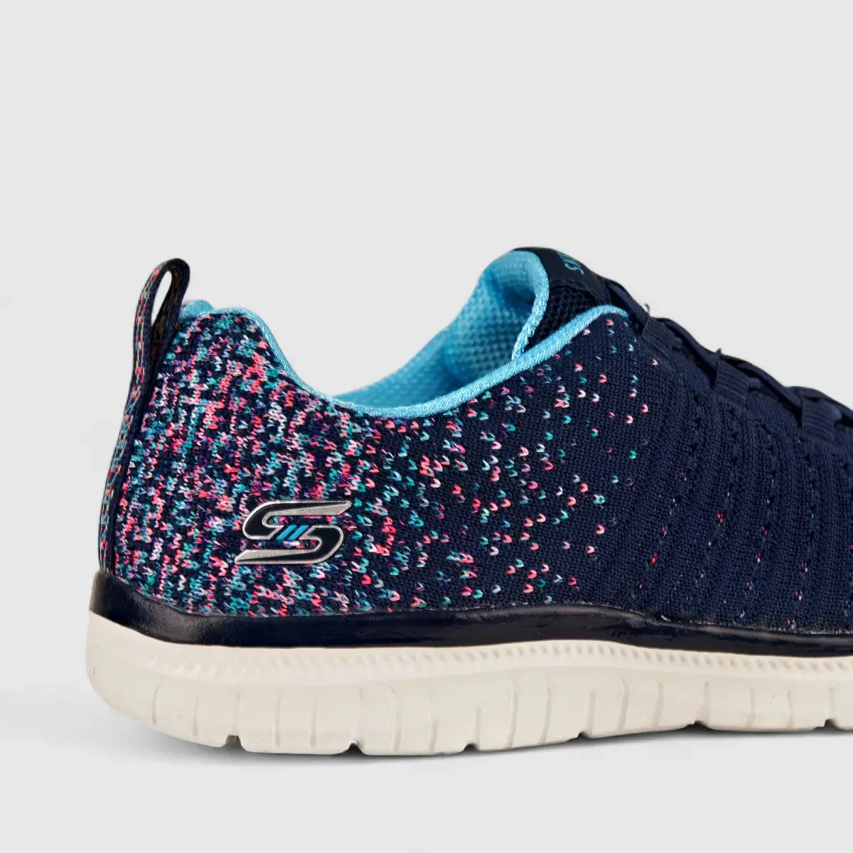 Skechers Ladies Comfort Sneaker 104411 Virtue Navy SW63 - Image 5