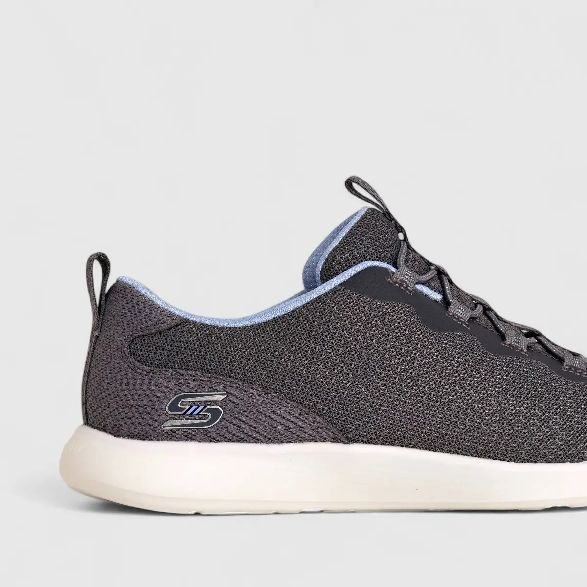 Skechers Ladies Comfort Sneaker Airy Foam 104481 Charcoal SW88 - Image 5