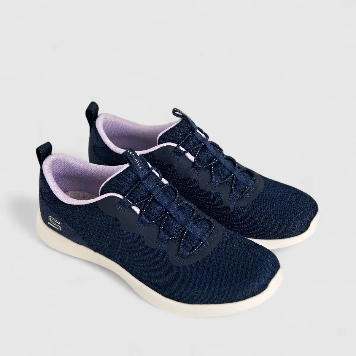 Skechers Ladies Comfort Sneaker Airy Foam 104481 Navy SW89 - Image 2