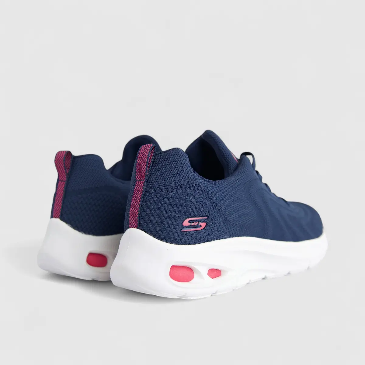 Skechers Ladies Comfort Sneaker Bobs Unity 117432 Navy SW125 - Image 3