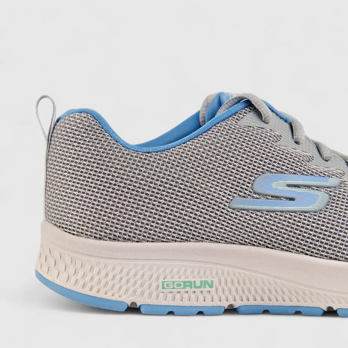 Skechers Ladies Comfort Sneaker Go Run Consistent 128290 Grey Blue SW77 - Image 4