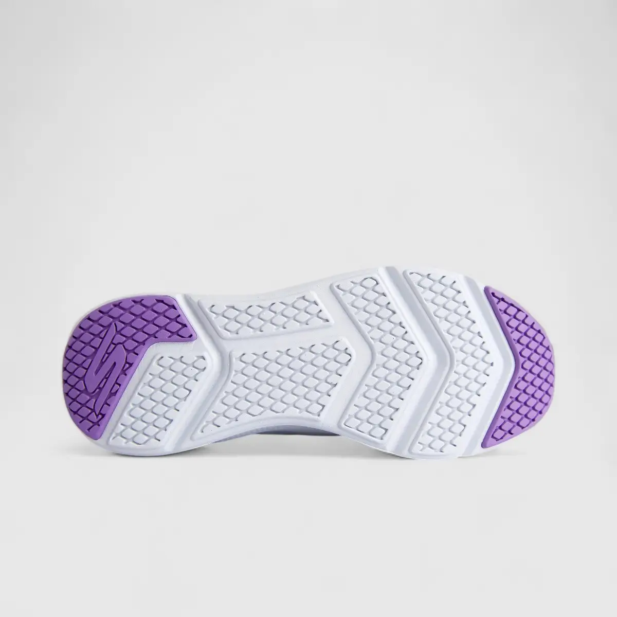 Skechers Ladies Comfort Sneaker Go Run Elevate 128317 White Lavender SW118 - Image 4