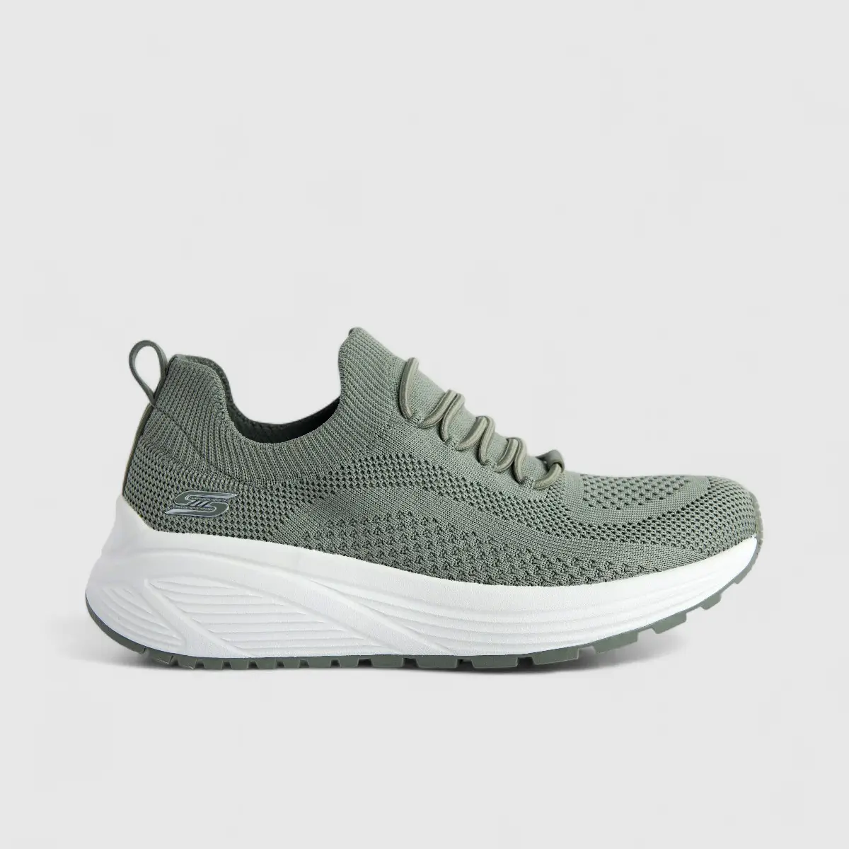 Skechers Ladies Comfort Sneaker Sage Bobs Sparrow 2.0 117027 Sage SW108
