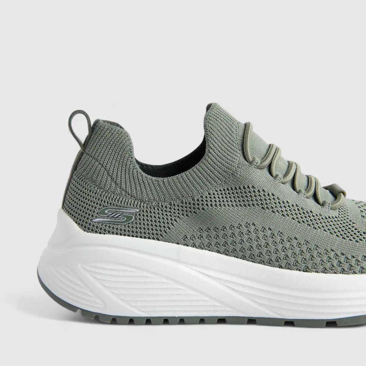 Skechers Ladies Comfort Sneaker Sage Bobs Sparrow 2.0 117027 Sage SW108 - Image 5