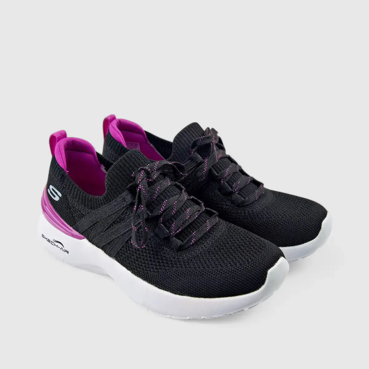 Skechers Ladies Skech Air Dynamight Black 149750 - Image 2