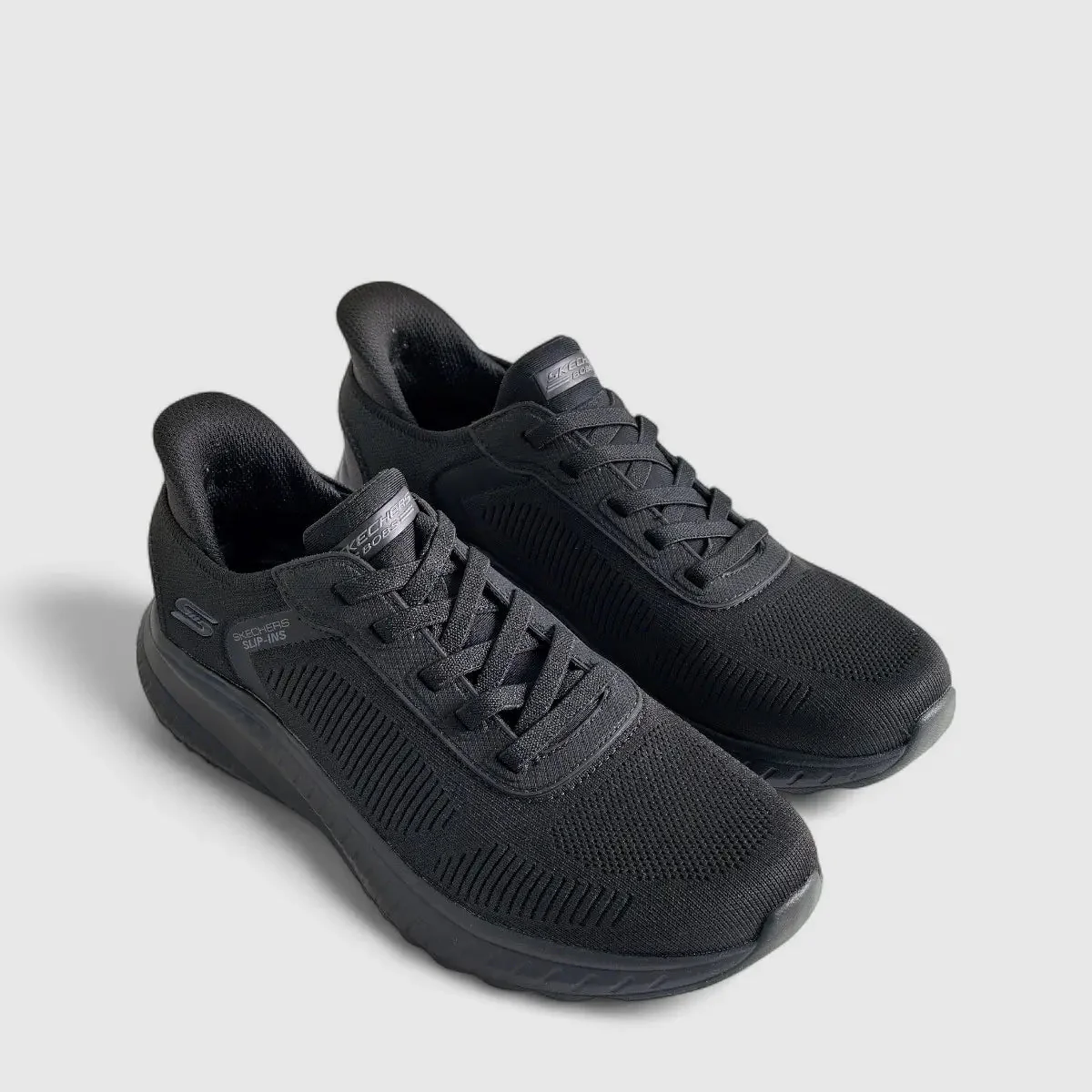Skechers Mens Bobs Squad Chaos Black 118312 - Image 2