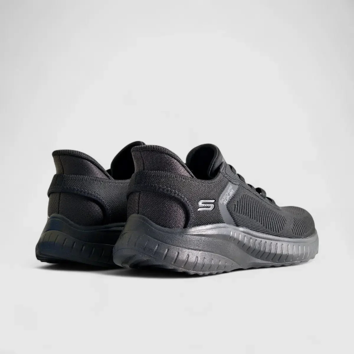 Skechers Mens Bobs Squad Chaos Black 118312 - Image 3