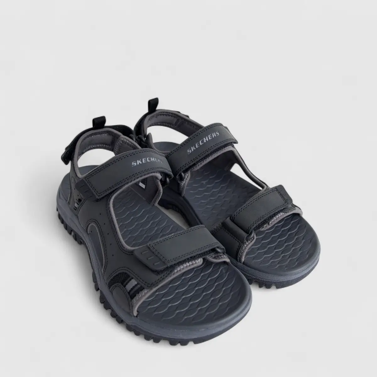 Skechers Men's Comfort Adventure Sandal Prewitt 205139 Black SM128 - Image 2