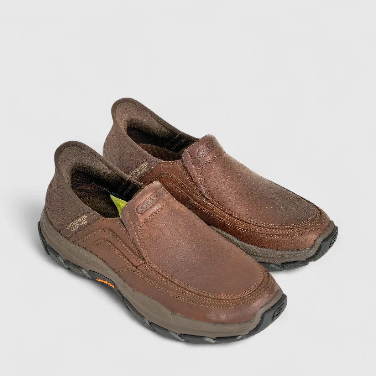 Skechers Men's Comfort Slip Ins Respected 204810 Red Brown SM111 - Image 2