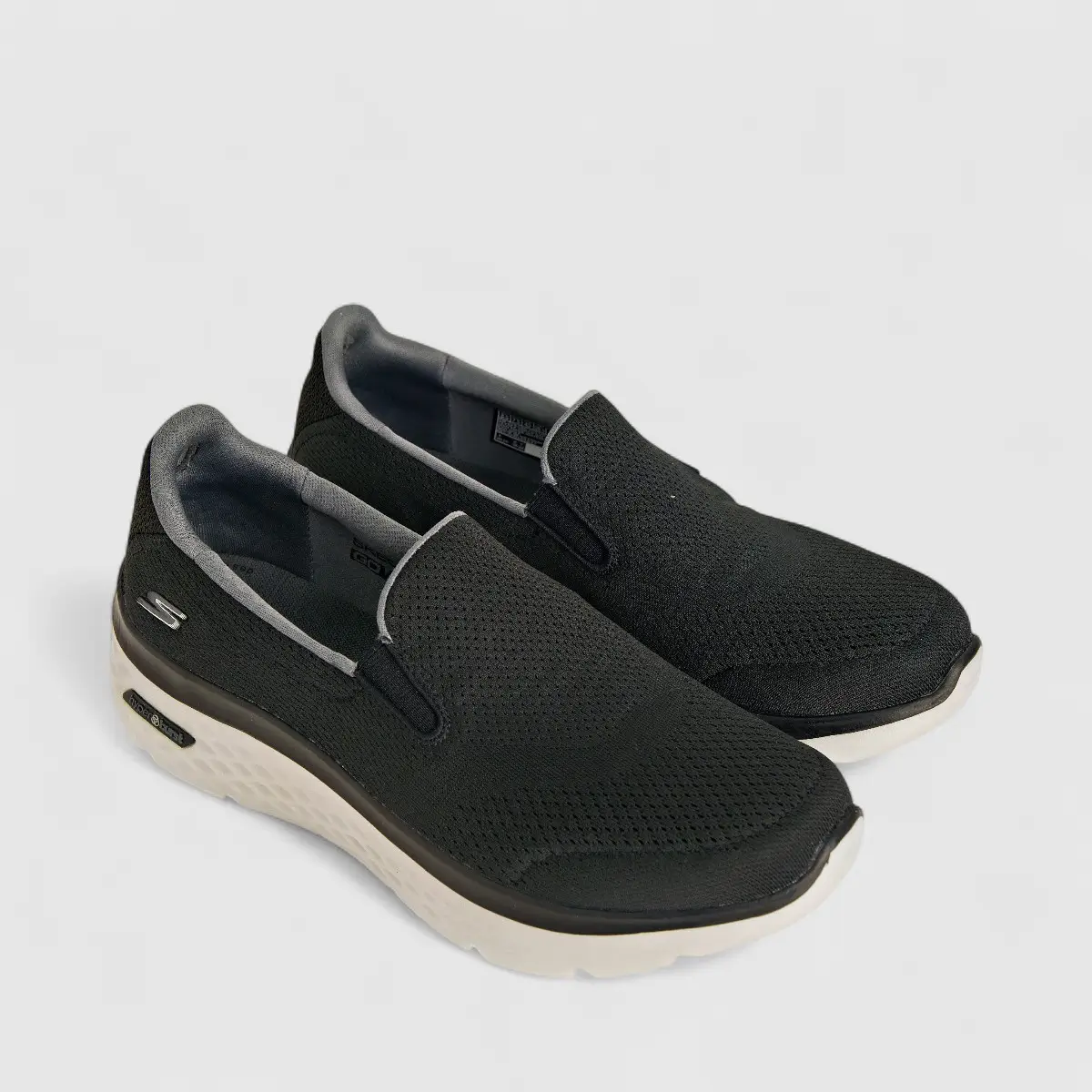 Skechers Men's Comfort Slip On Go Walk Hyper Burst Saunter 216188 Black SM125 - Image 2