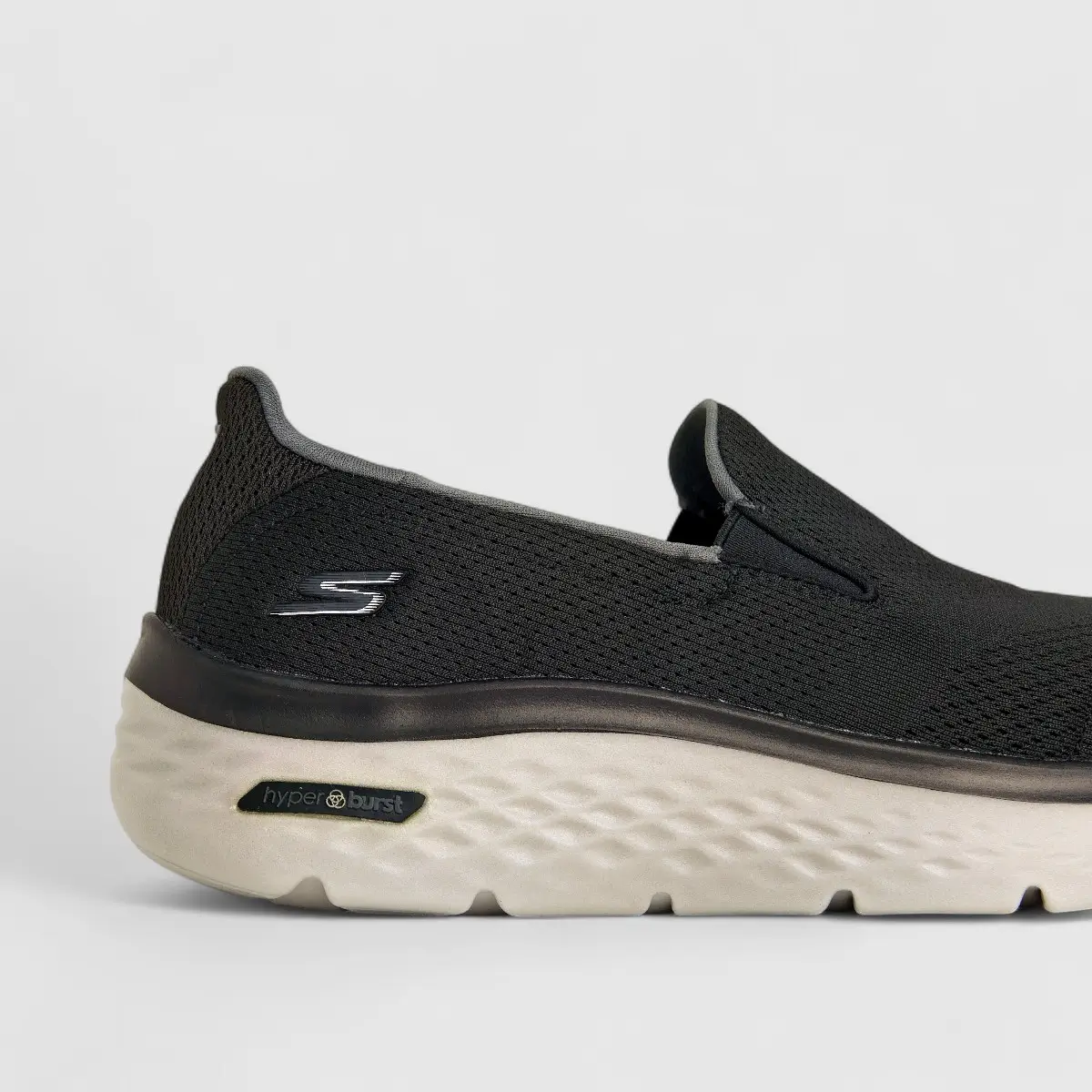 Skechers Men's Comfort Slip On Go Walk Hyper Burst Saunter 216188 Black SM125 - Image 5
