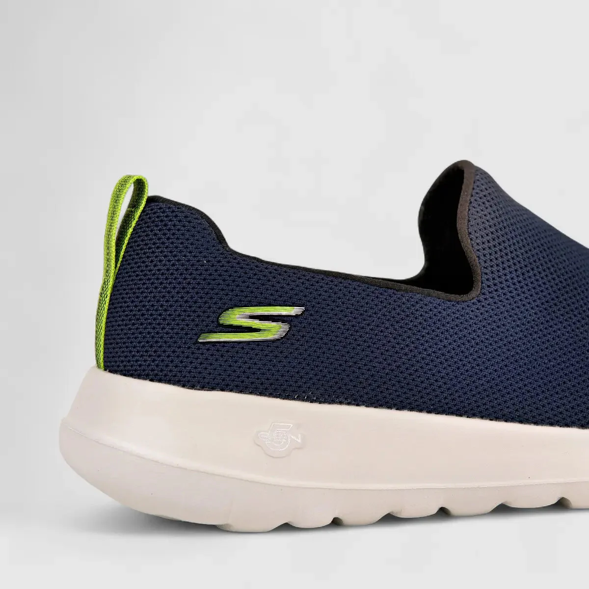 Skechers Men's Comfort Slip On Go Walk Max 216114 Navy Lime SM94 - Image 5