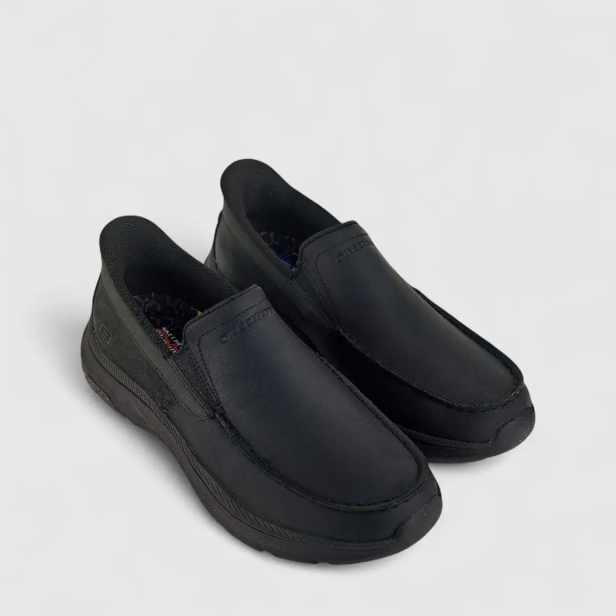 Skechers Men's Comfort Slip On Pollard 205334 Black SM96 - Image 2