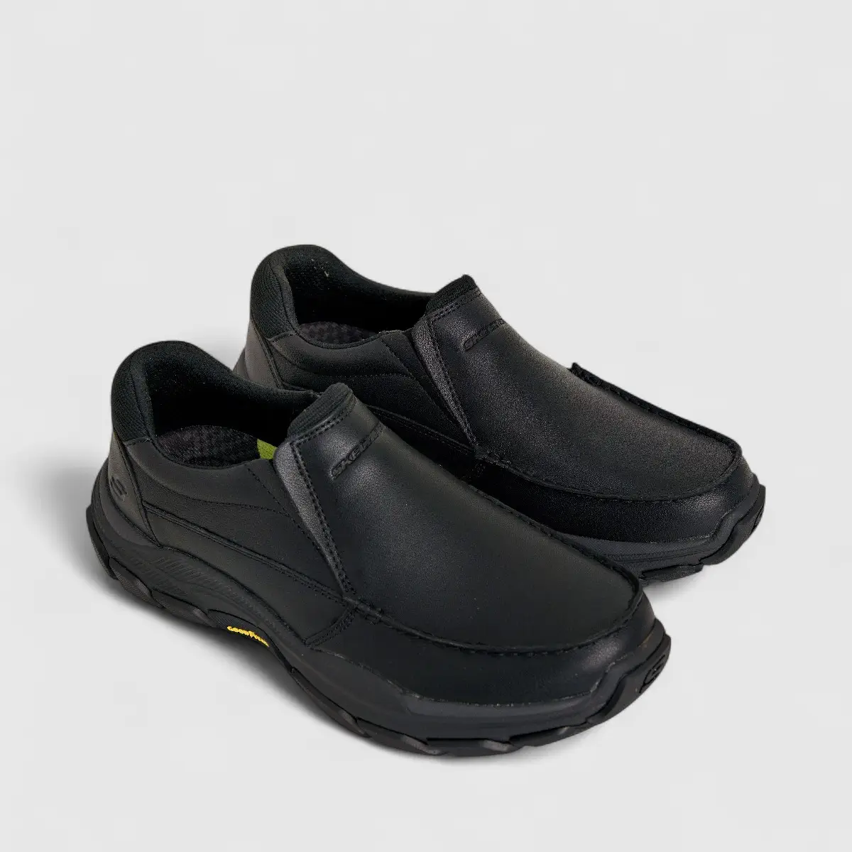 Skechers Men's Comfort Slip On Respected 204321 Black SM103 - Image 2