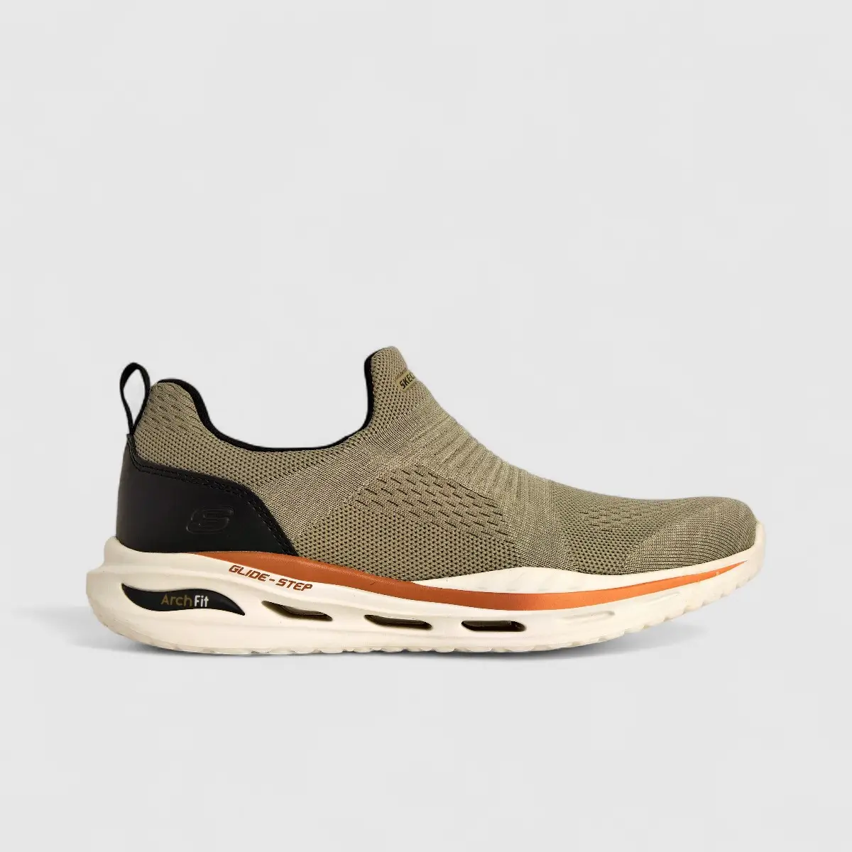 Skechers Men's Comfort Slip On Arch Fit Orcen 210431 Tan SM100