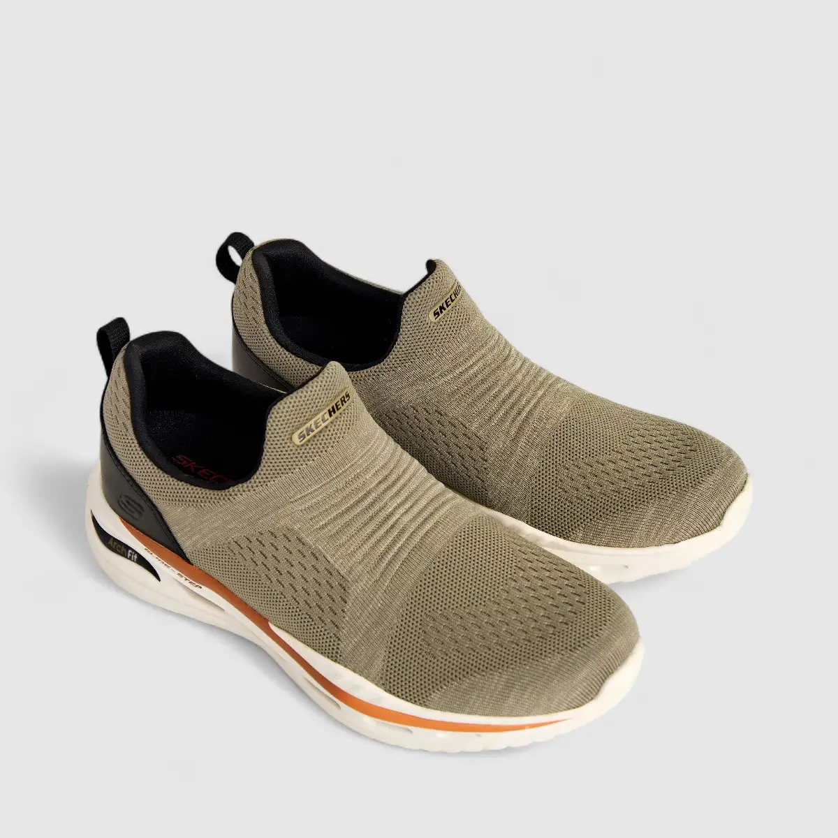 Skechers Men's Comfort Slip On Arch Fit Orcen 210431 Tan SM100 - Image 2