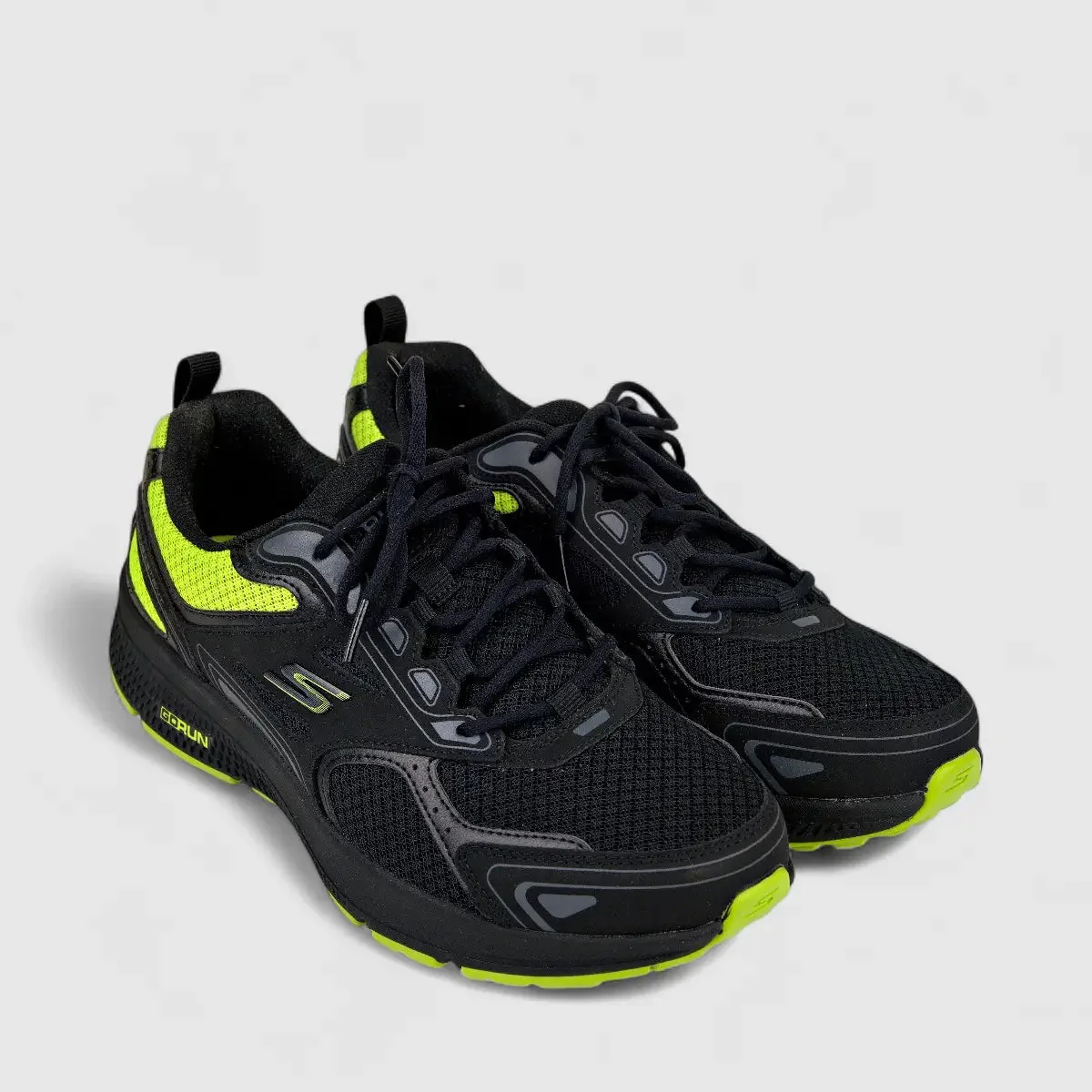 Skechers Men's Comfort Sneaker Go Run Consistent 220081 Black Lime SM89 - Image 2