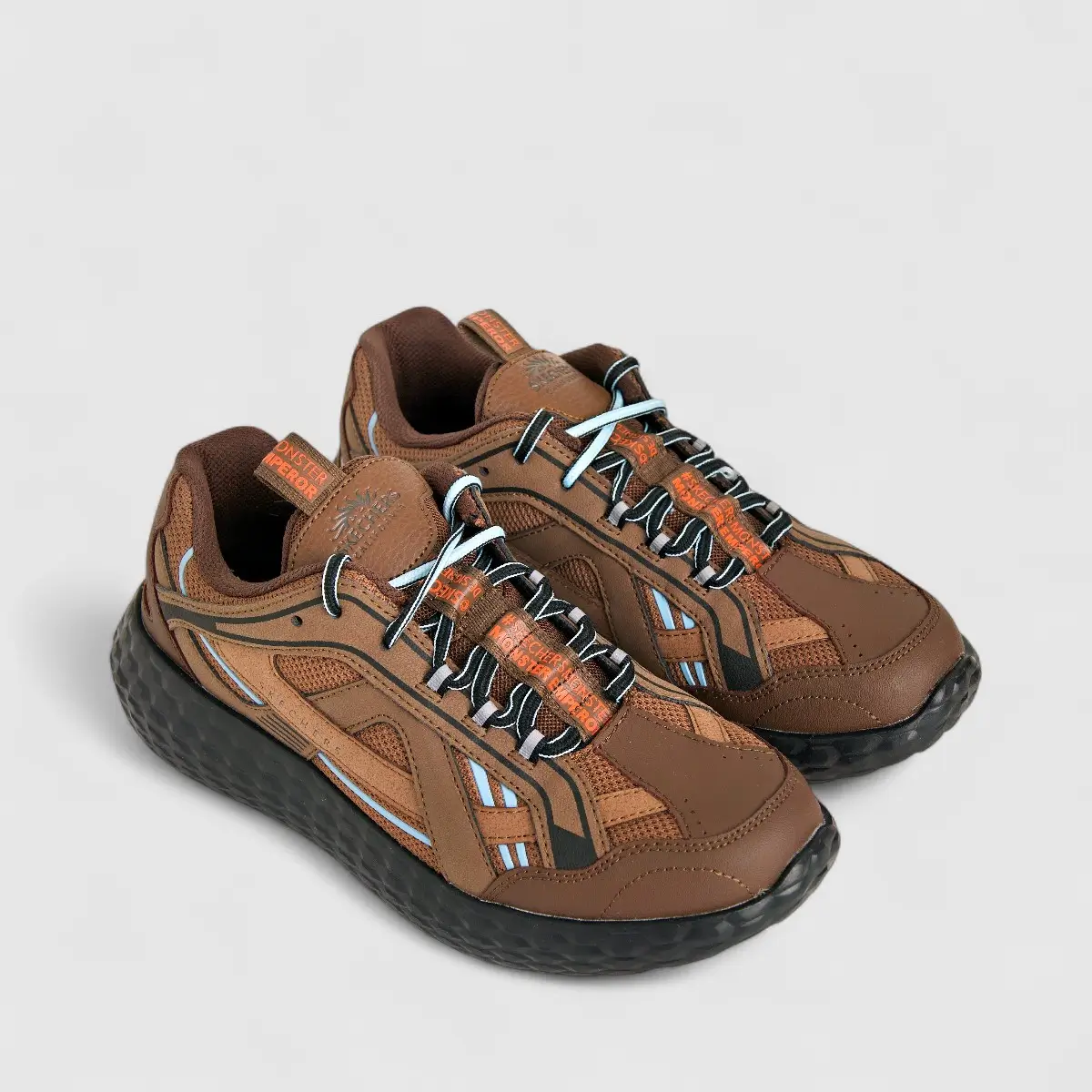 Skechers Men's Comfort Sneaker Monster Emperor 237141 Brown SM122 - Image 2
