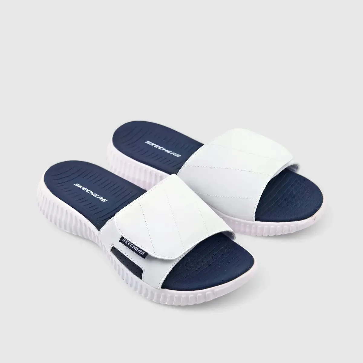 Skechers Mens Elite Flex Trevera White 237070 - Image 2