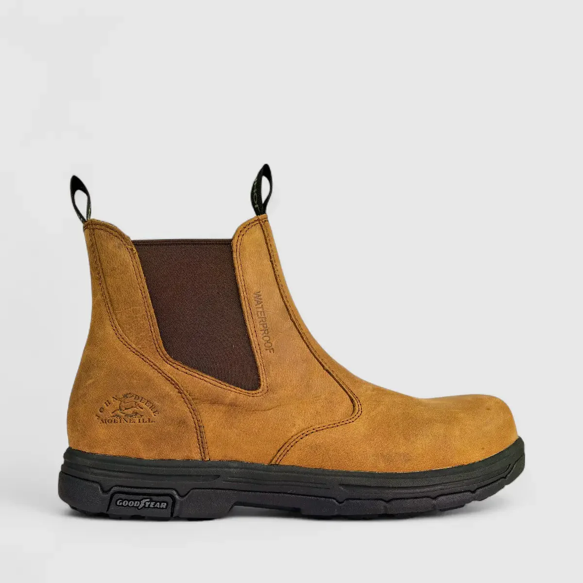 John Deere By Skechers Men's Vicksburk Boot 256020 Brown SM82