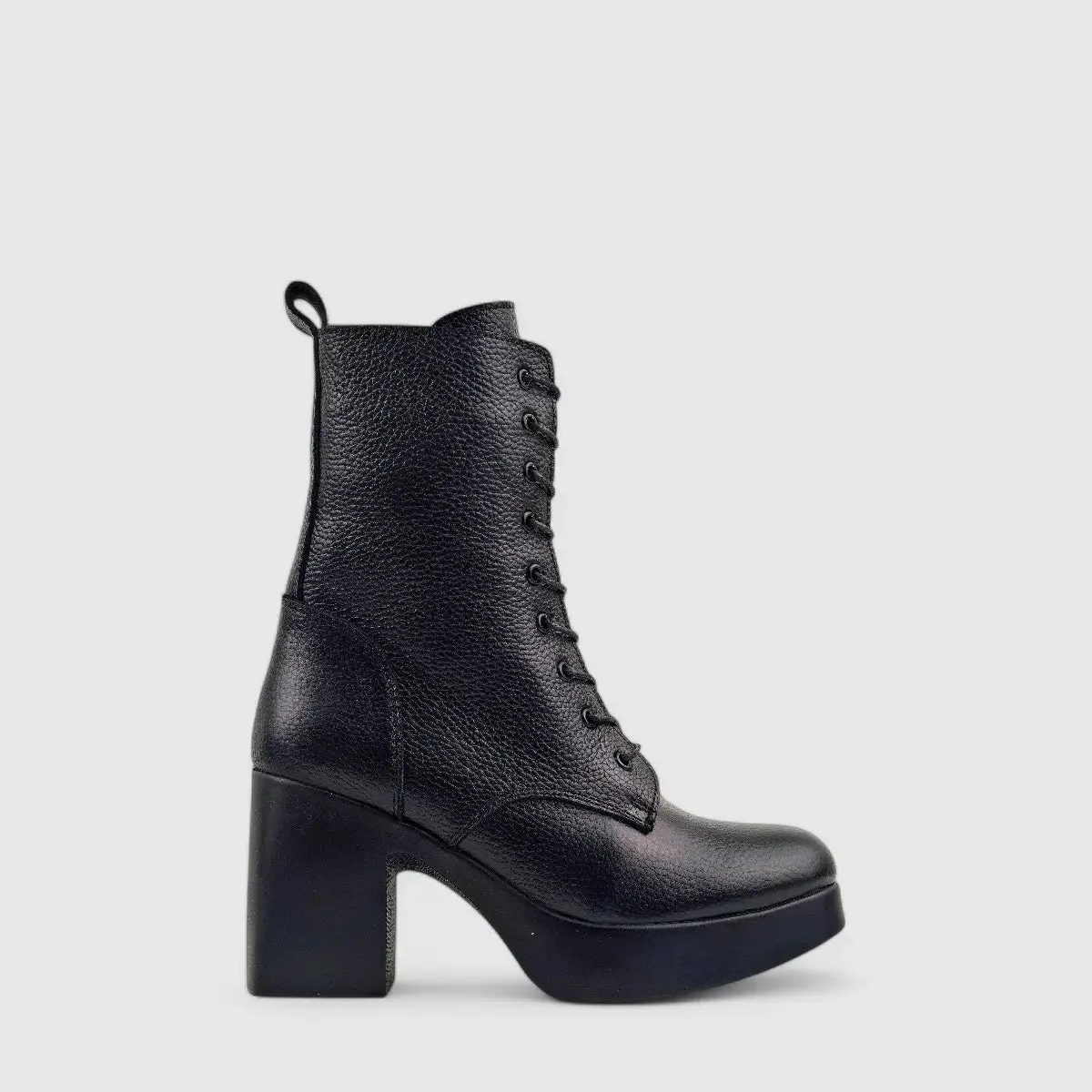 Sofia Mare Leather Ankle Boot Black 11518