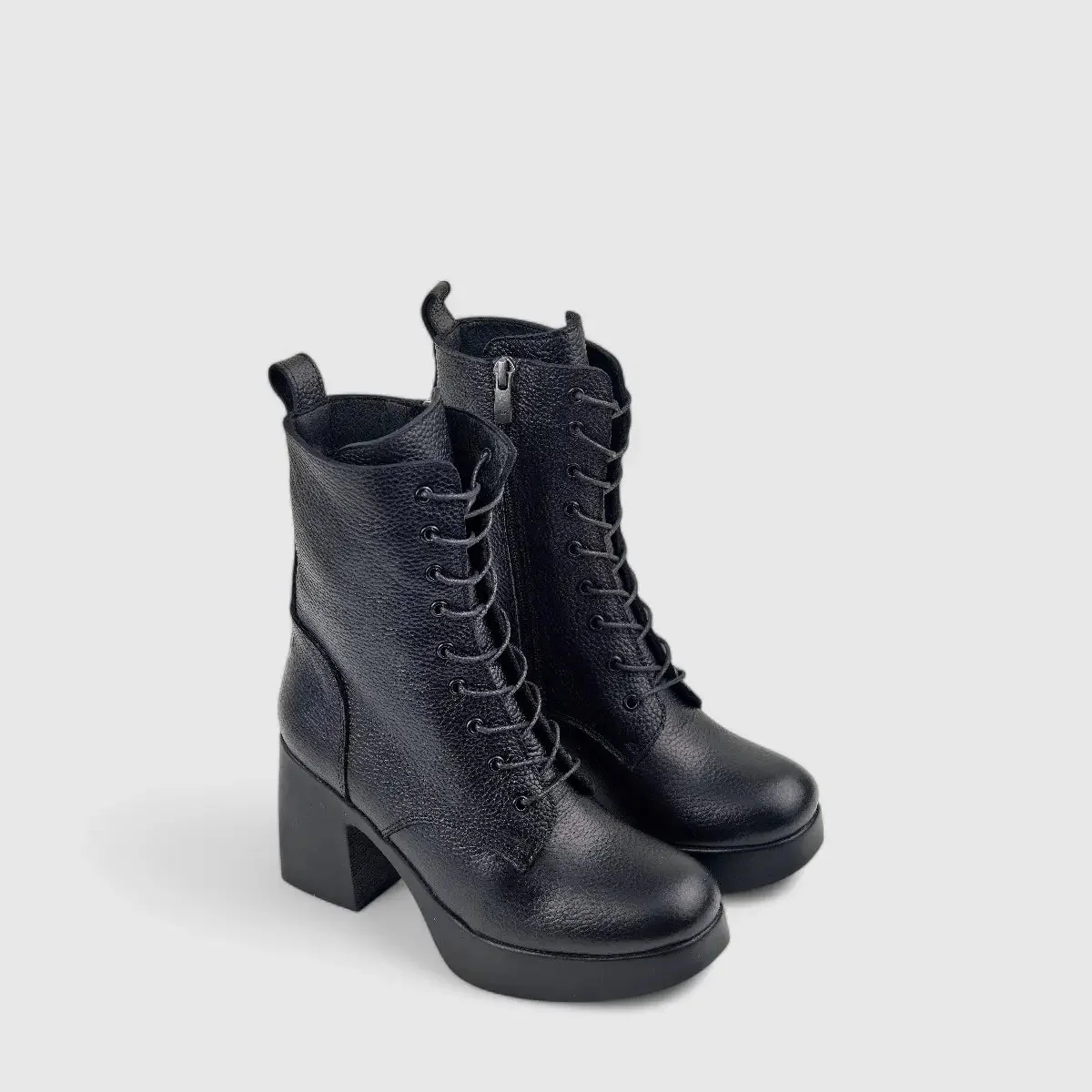 Sofia Mare Leather Ankle Boot Black 11518 - Image 2