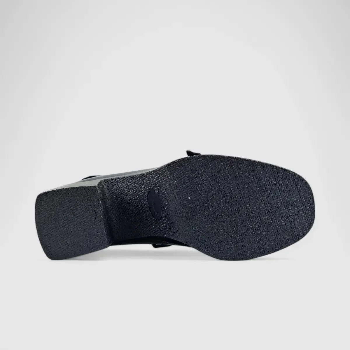 Sofia Mare Leather Block Heel Black 11709 - Image 4